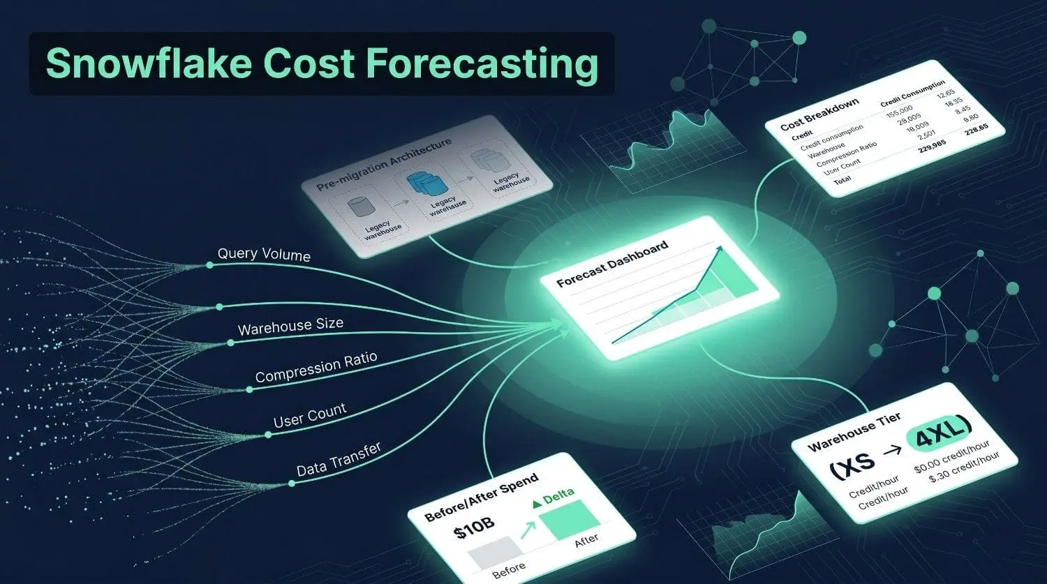 Cost Forecasting Model Diagram