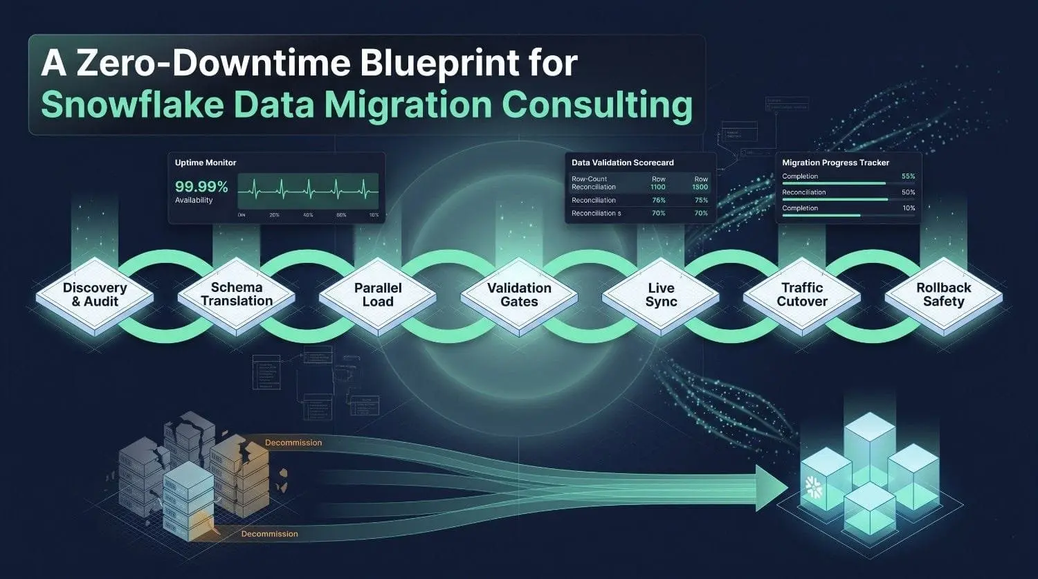 A Zero-Downtime Blueprint for Snowflake Data Migration Consulting