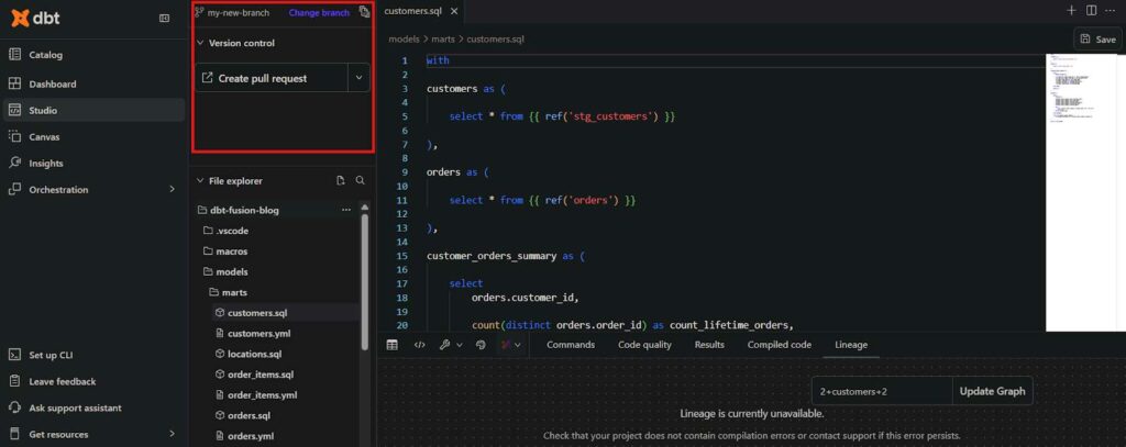 better visibility into changes