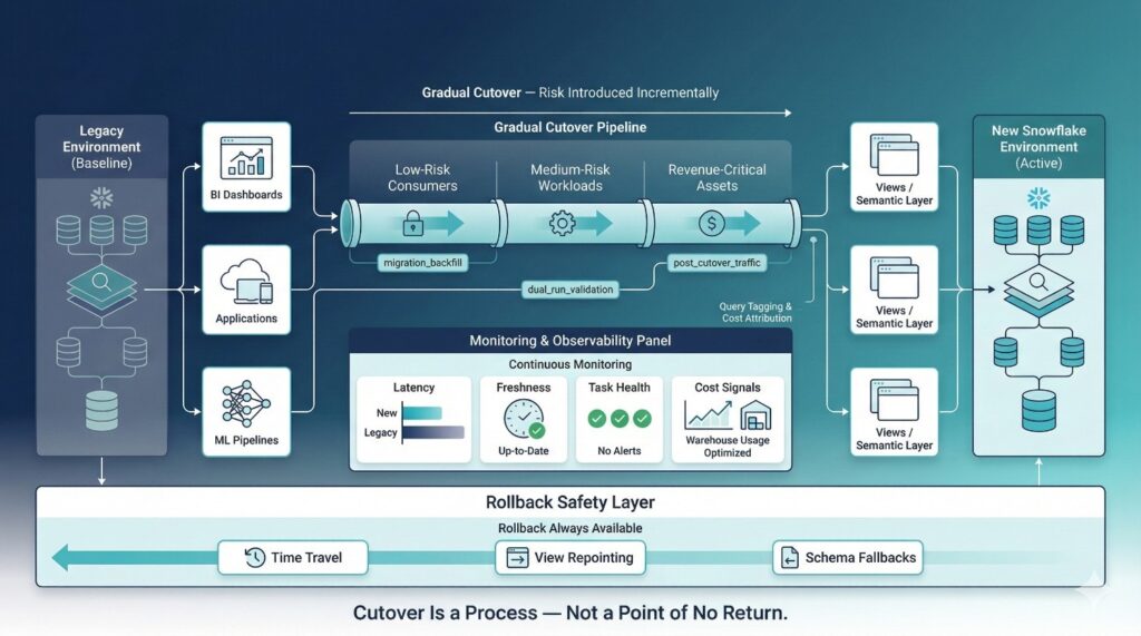 Phase 5: Cutover, Monitoring & Rollback Safety