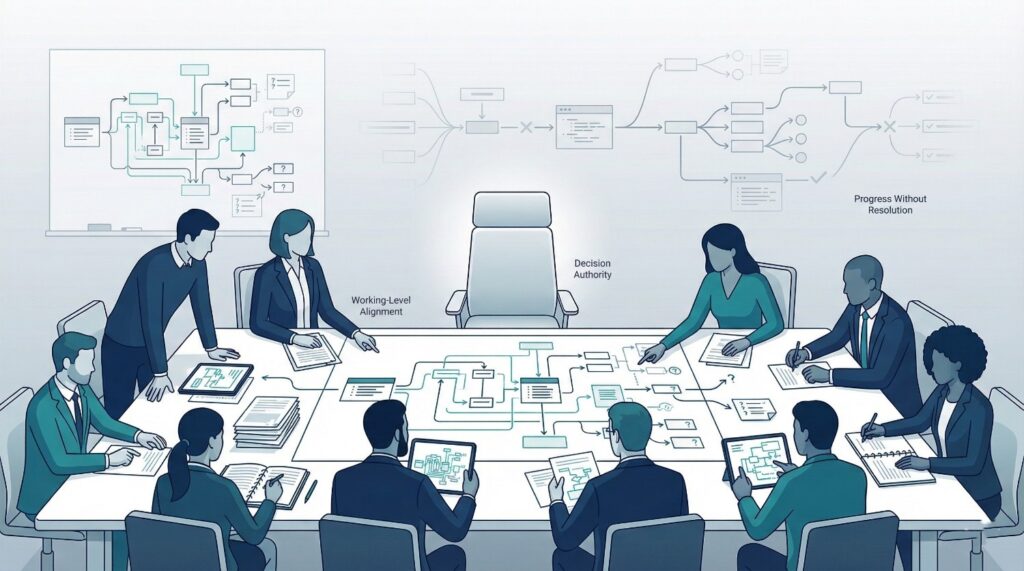 No Decision-Makers in the Room