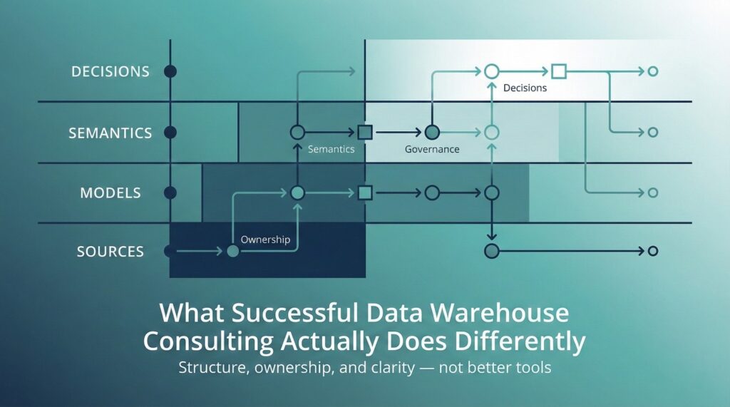 What Successful Data Warehouse Consulting Actually Does Differently