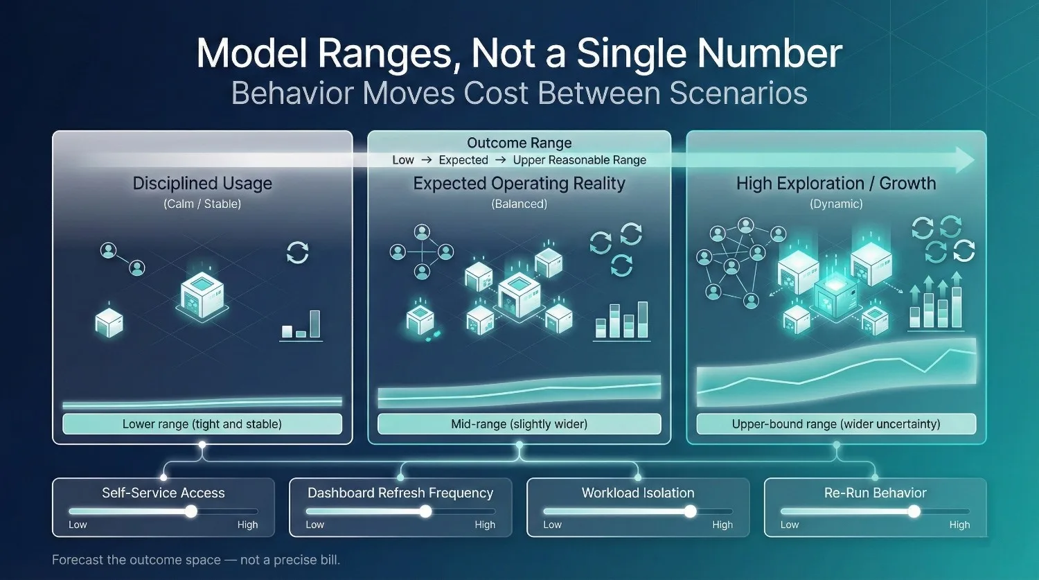 Step 5: Build Scenario-Based Snowflake Cost Models